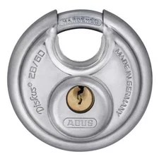 Abus 28/60 Kd Padlock, Keyed Different, Partially Hidden Shackle, Disc