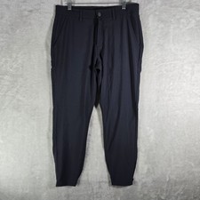 Primo Golf Joggers Men Size 32 Short Navy Blue Performance Tapered Ankle Zip 26