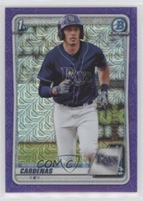 2020 Bowman Chrome Prospects Mega Box Purple Mojo Refractor Ruben Cardenas gh4