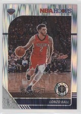 2019-20 Panini NBA Hoops Premium Stock Flash Prizm Lonzo Ball #116 m3v