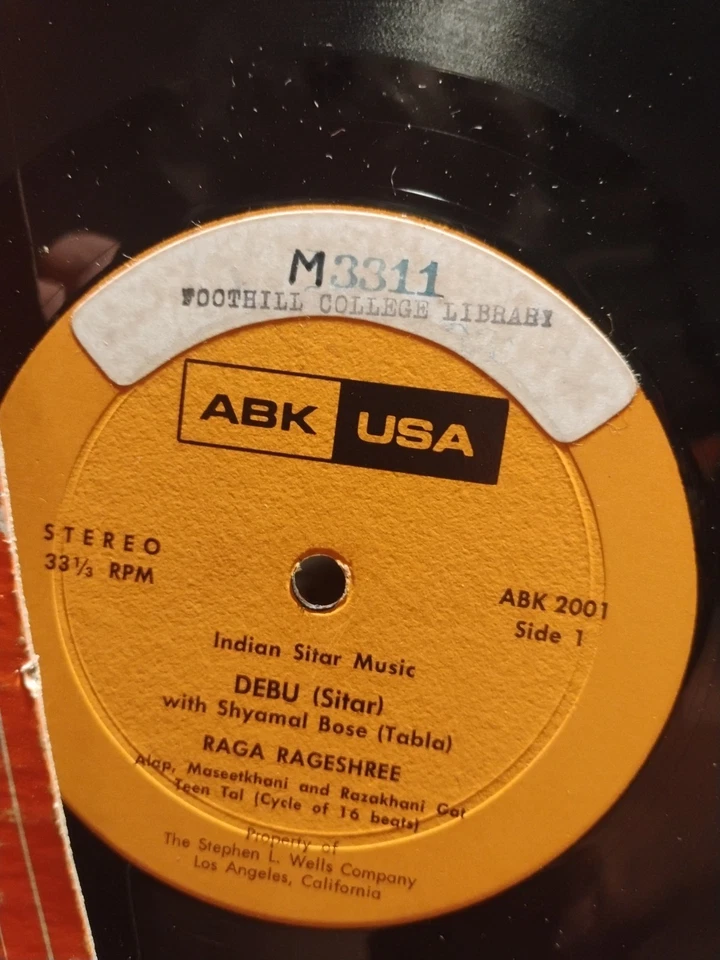 India's Debu Sitar Maestro Debus Sitar Music Of Pristine Purity ABK 2001 - Image 2 of 4