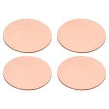 4 Pcs Metal Stamping Blanks, 20mm Round Stamping Tags, 0.8mm Thick, Copper Tone