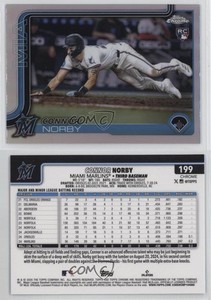 2025 Topps Chrome Image Variation SP Image Variation Connor Norby #199 Rookie RC