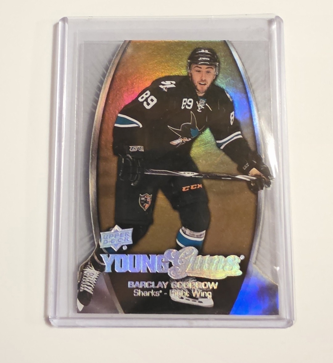2014-15 Upper Deck Young Guns RC #485 Barclay Goodrow ACETATE - Rare - Sharks