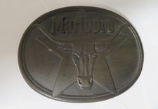 Marlboro Belt Buckle - 1987 Longhorn Belt Buckle