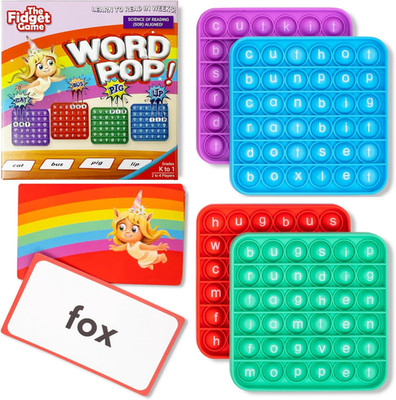 Word Pop, CVC Word Games for Kids 4-6 - Learn to Read in Weeks - Multisensory Re