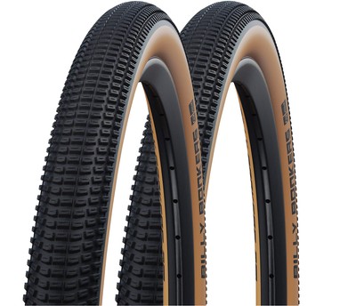 Pack of 2 Schwalbe Billy Bonkers Tire - 26 x 2.1, Clincher, Wire, Tan, K-Guard