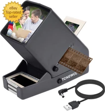 35Mm Slide and Film Viewer  Negative Scanner  Desk Top LED Lighted Illuminated