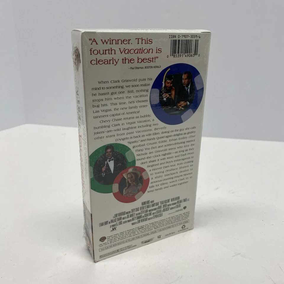 Vegas Vacation (VHS 1997) Chevy Chase Comedy VHS SEALED Foto 3 de 4