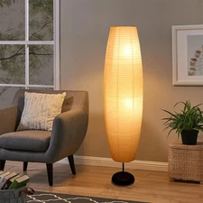 Paper Floor Lamp - Rice Paper Lantern Floor lamp Modern Large Floor Lamp for ...