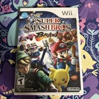 Super Mario Smash Bros Brawl Nintendo Wii 2008 Game No Manual