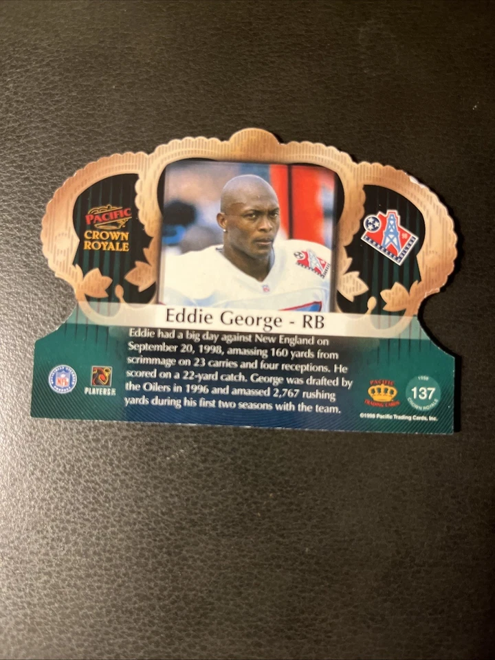 1998 Pacific Crown Royale - Eddie George #137 - Image 2 of 2