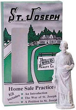 TW200 Joseph Patron of Home Sales Statue Real Estate Kit, 1 Inches Wide, 3 Inche