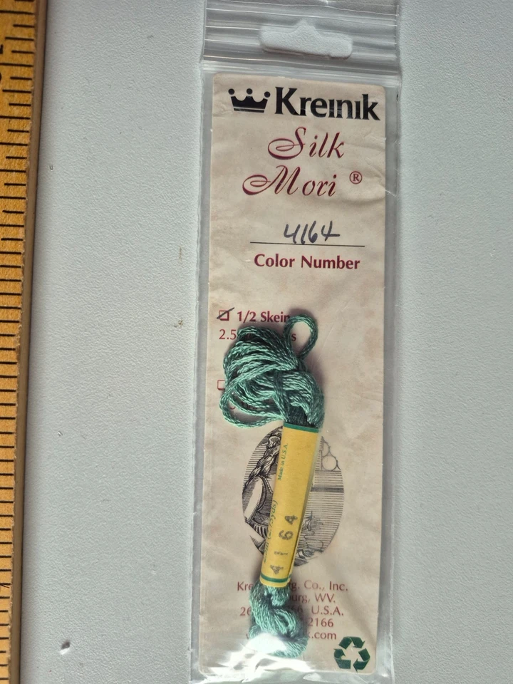 KREINIK SILK MORI PREMIUM STRAND SPUN SILK 2.75 YARD SKEIN YOUR CHOICE OF COLOR - Image 3 of 4