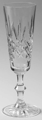 Edinburgh Crystal 7.5  Lomond Crystal Champagne Flute, Set of 2