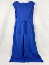 Calvin Klein Jumpsuit Womens 10 Blue Straight...