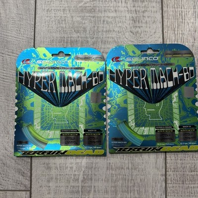 Solinco x Brain Dead *Hybrid* Hyper-G Round 17G - Mach 10 17G Tennis String