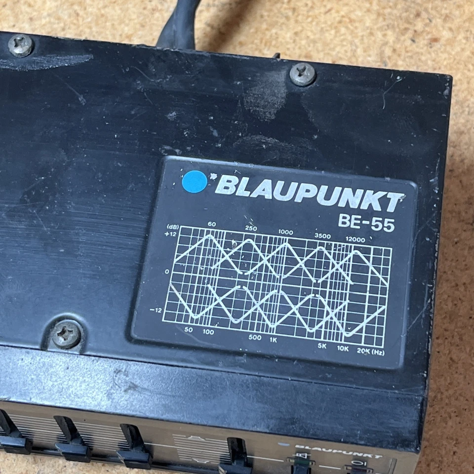 Ecualizador gráfico Blaupunkt BE-55 1984-1986 Porsche 911 944 SIN PROBAR Foto 4 de 4