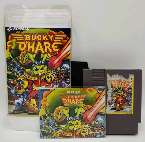 Bucky O'Hare (NES, 1992) *VGC w/ Manual + Case Protector* Cleaned & Tested! READ - Picture 4 of 24