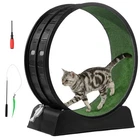 Large Cat Exercise Wheel Treadmill Cat Running Wheel Silent Movement Indoor Toy