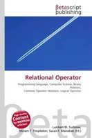 Lambert M. Surhone (U. A.) | Relational Operator | Taschenbuch | Englisch (2026)