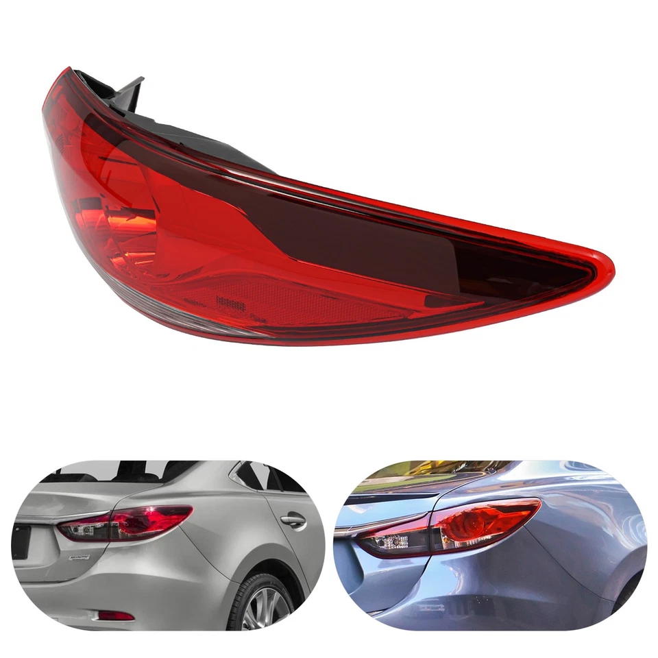 Rear Halogen Tail Light For Mazda 6 Right Outer Side Brake Rear Lamp 2014-2017 - Image 3 of 4