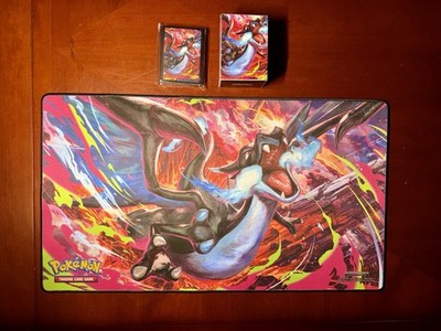 Mega Charizard X EX Ultra Premium Collection Playmat Deck Box and