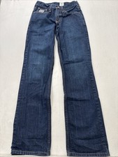Cinch Up Jeans Mens 27x34 Blue Dark Wash Straight Leg Denim MB98034 002