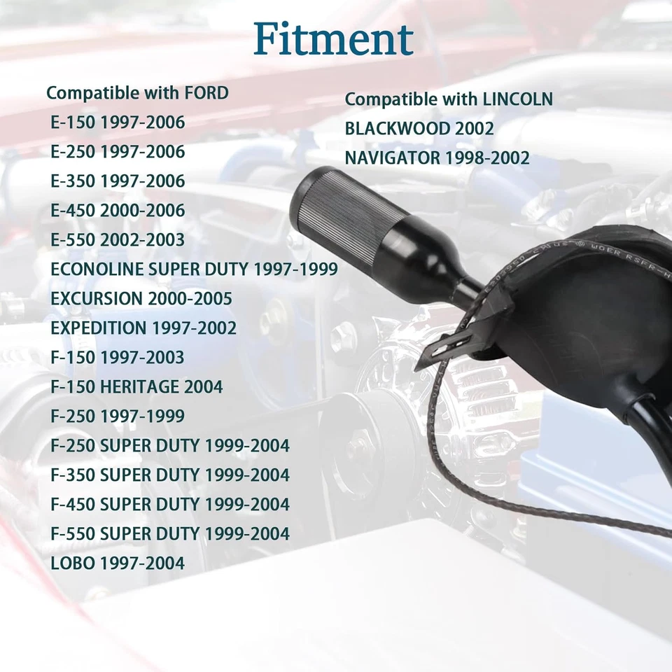 5C3Z-7210-AAA Automatic Transmission Gear Shifter Lever Handle Overdrive Switch  - Image 3 of 4