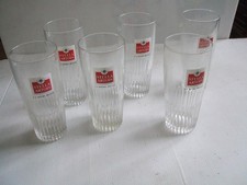 LOT 6 VERRES BIERE Belge  25 CL ANCIENS STELLA ARTOIS Ht 14,5 cm