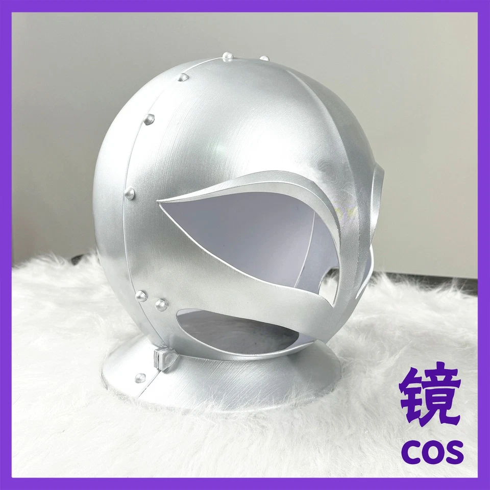 Anime Berserk Griffith Egg Of King Behelit Frog Helmet Silver Full Mask Cosplay - Image 2 of 3