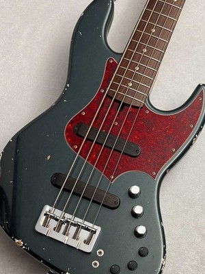 Xotic XJ-1T 5ST ALDER/R -CHARCOAL Frost Metallic /MEDIUM Aged LACQUER- Used Bass