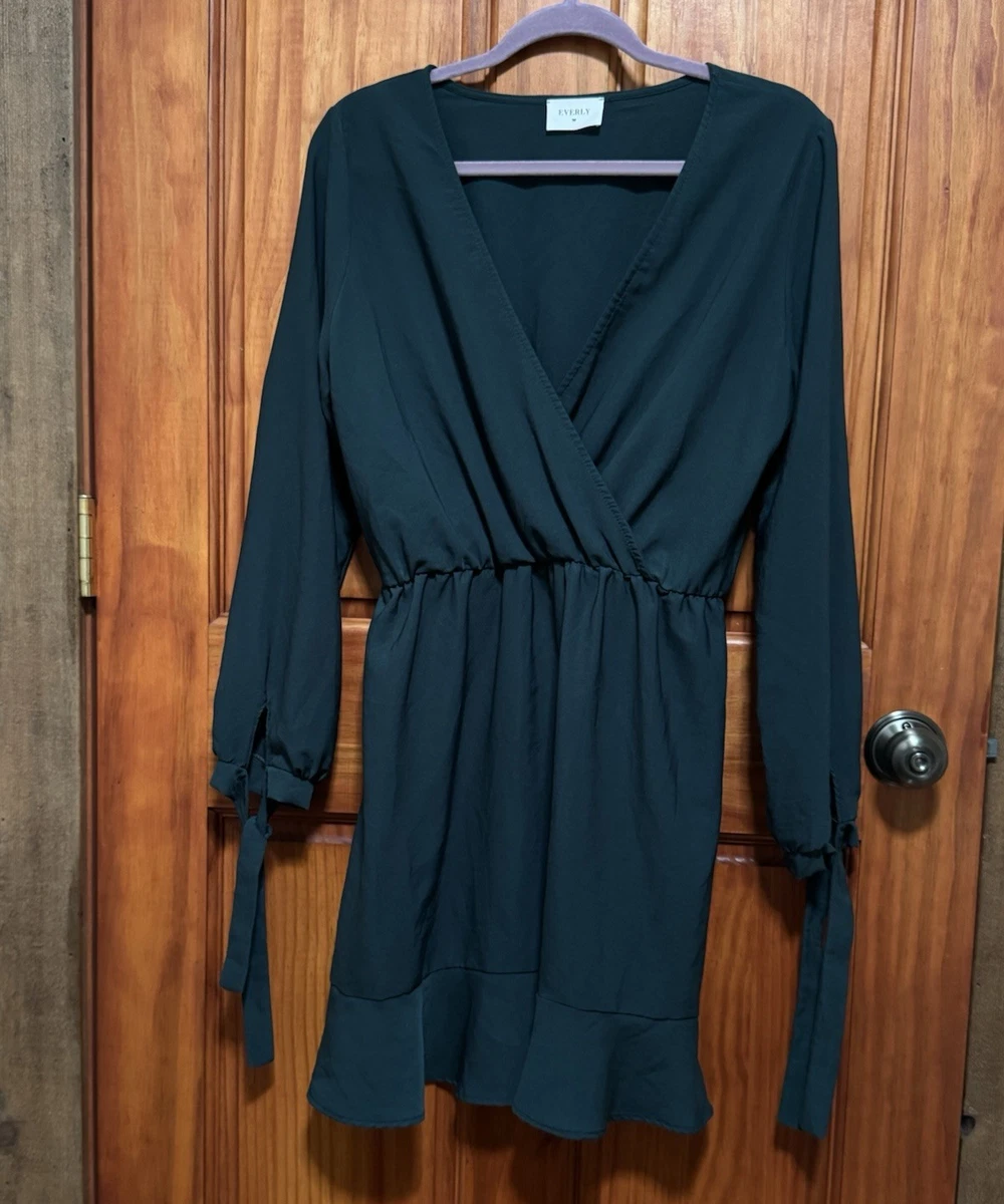 long sleeve mesh mini dress in black Forever Chic Long Sleeve Mesh Mini Dress