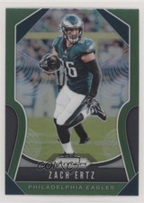 2019 Panini Prizm Green Prizm Zach Ertz #54 8cl