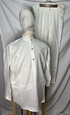 Russian Imperial WWI Linen Undergarment Set  By Schuster. Size 56/182