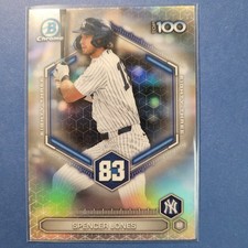 2026 Bowman Chrome Spencer Jones Top 100 #BTP-83 YANKEES