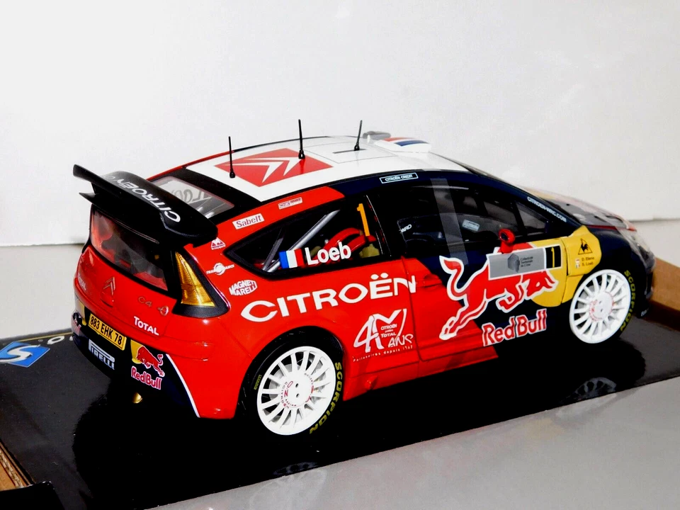 CITROEN C4 WRC N 1 WINNER RALLY IRELAND 2009 S.LOEB - D.ELENA  SOLIDO  1:18 - Image 4 of 4