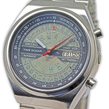 Orologio Uomo Seiko Time Sonar 7015-6010 38mm Acciaio Inox #J205006