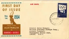 Dr Jim Stamps Australia Fdc Melbourne Olympic Games 1954 Air Mail Cachet Cover