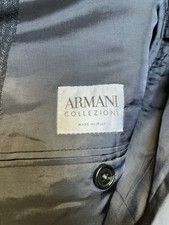 Armani Collezioni Blazer Jacket Sport Coat Made In Italy