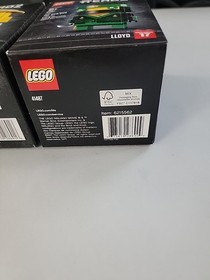 LEGO Lot 41487 & 41488 BrickHeadz Ninjago - Lloyd + Master Wu New Sealed Pair