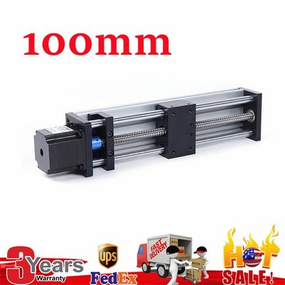 CNC Linear Guide Rail Slide Stage Actuator Ball Screw Motion Table Nema 23 Motor