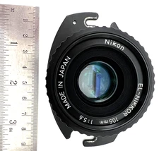 NIKON EL-Nikkor Camera Enlarger Lens 105 f 5.6 UV Semiconductor Mount JAPAN