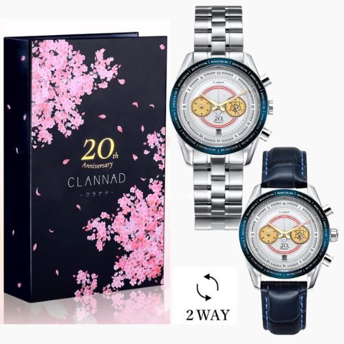 CLANNAD 腕時計 CLANNAD Chronograph Watch Wristwatch 2WAY 20th Anniv