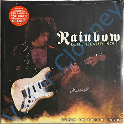 RAINBOW. Long Island 1979 DOWN TO EARTH Tour 2015 ORANGE Coloured Vinyl 2-LP NEW