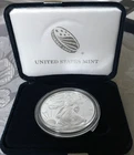 UNITED STATES MINT 2019-S AMERICAN EAGLE 1oz SILVER PROOF $1 DOLLAR COIN+COA