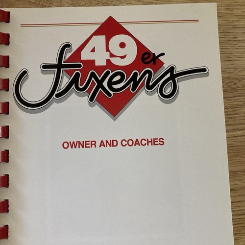 49er Fixens Recipe Cookbook San Francisco 49er NFL Football Rare First Edition - Picture 7 of 15