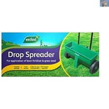 Traditional Drop Wheeled Spreader for Accurate Lawn Treatment - 63cm Design