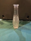 vintage Anchor Hocking Glass WEXFORD Crystal flower rose BUD VASE