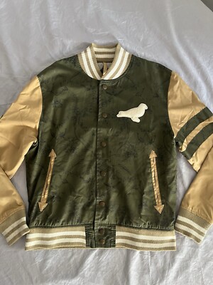staple varsity bomber jacket pigeon
